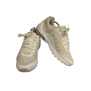 Nike 749866 Air Max 95 Essential women Size 9 Mesh Leather Beige White Sneakers